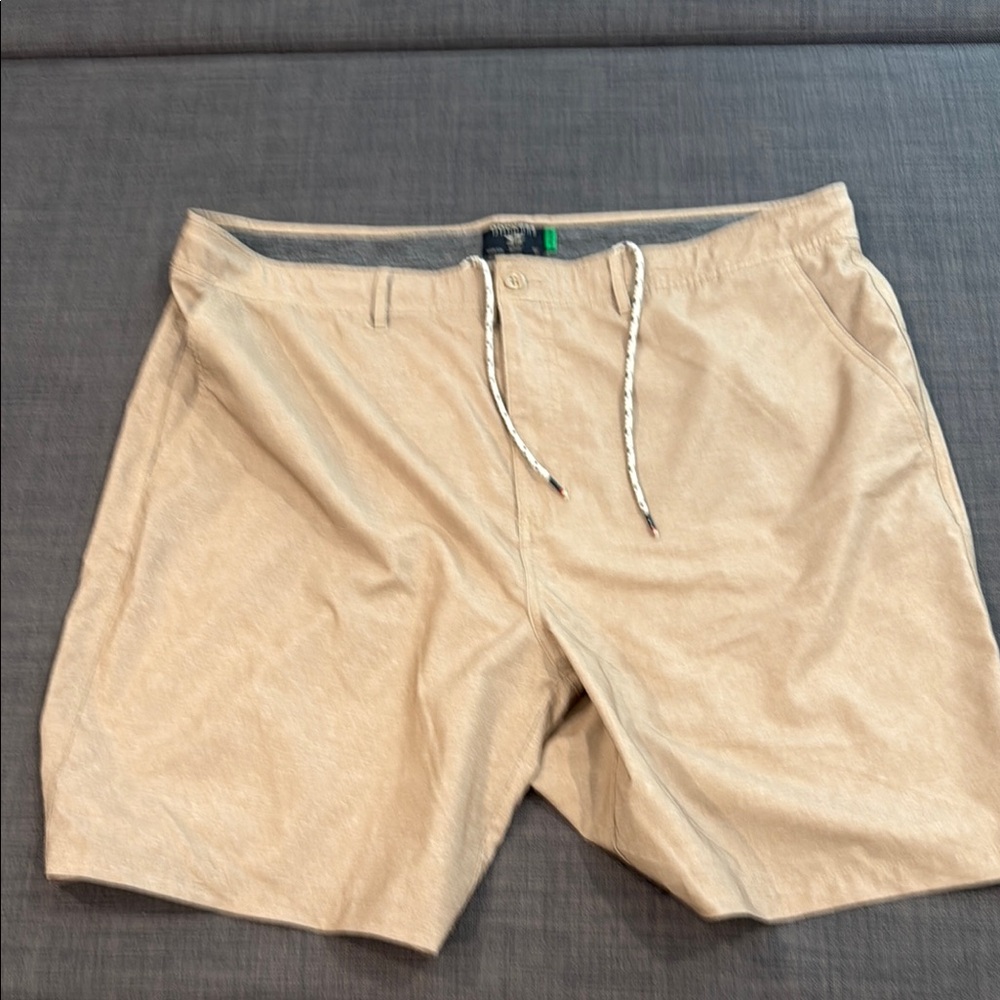 Dockers Tan Shorts with Button Detail